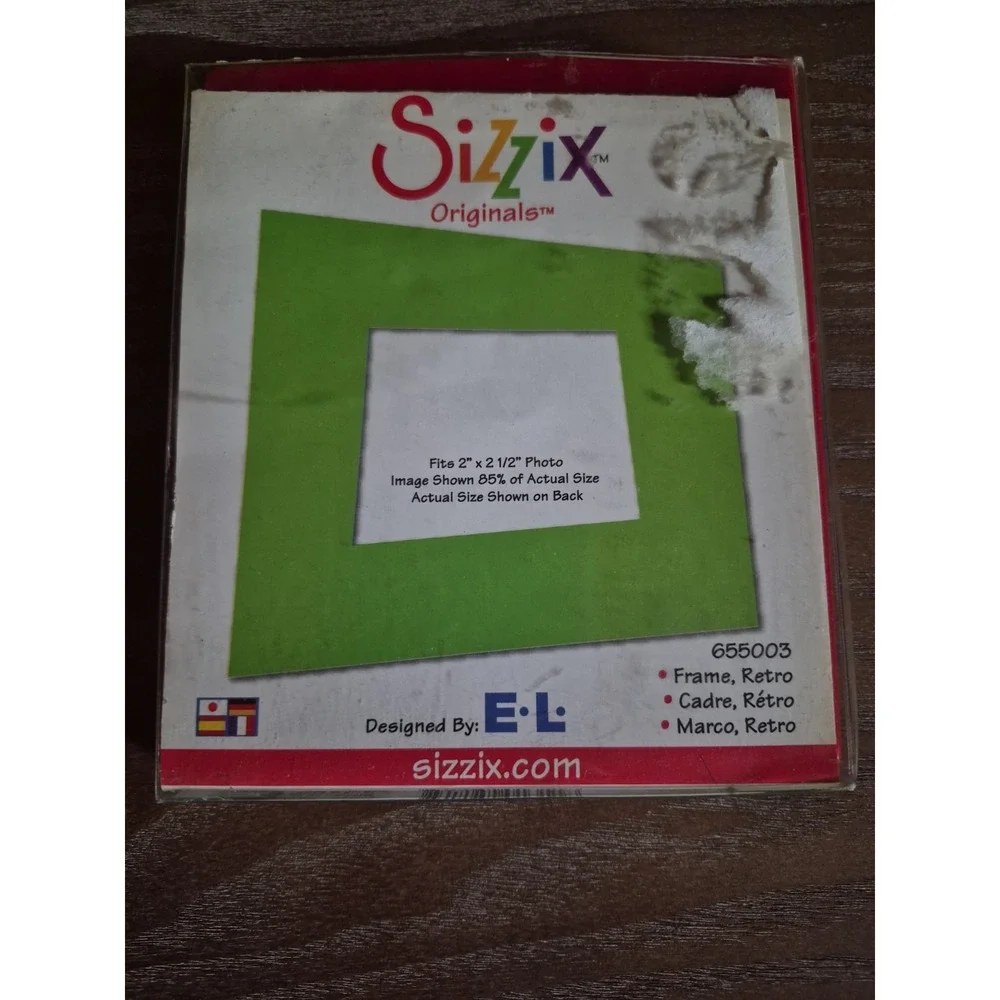 Sizzix #655003 Retro Frame Fits 2x2.5